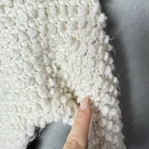 American Eagle Outfitters Ivory White Popcorn Knit Sweater Wool Alpaca Blend M thumbnail 12