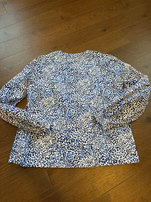 Lilly Pulitzer Coulter Tunic Leopard Print Long Sleeve Top Size Large - C40-025 thumbnail 7
