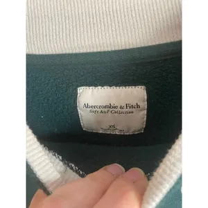 Denver‎ Ski Club Green crewneck Abercrombie & Fitch A&F soft collection XS Rugby thumbnail 2