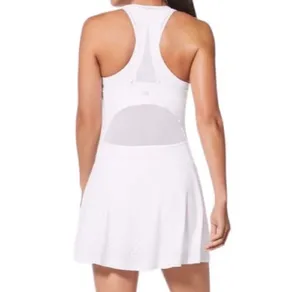 Lululemon Perf-ect Your Pace Dress White Size 8 Dress Skort Pickleball Tennis thumbnail 2