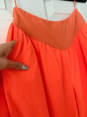 Free People Double Bubble Set in Hot Watermelon/ Neon Orange, Size L thumbnail 6