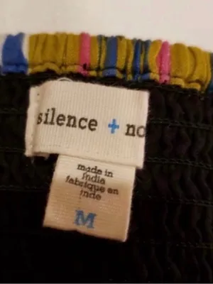 VTG Y2K Urban Outfitters Silence + Noise Tribal Print Ikat Strapless Dress thumbnail 4