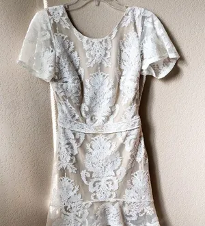 For Love and Lemons White Lace Dress thumbnail 1