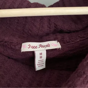Free People Thermal Knit Cowl Neck Sweater thumbnail 6