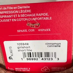 Spanx Supersmooth Day to Date Night Lace Girlshort Cinnamon XL 10594R thumbnail 4
