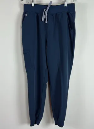 Figs Navy Blue Scrub Top & Pant Set Size XL Top & Large Bottom thumbnail 6