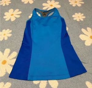 Nike Women's Blue Dri Fit Tank Top thumbnail 1