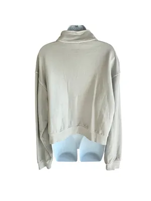 Wild Fable 1X Beige Half-Zip Sweatshirt 87t thumbnail 2
