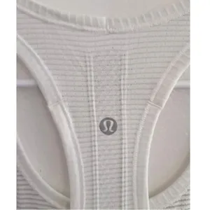 6 Swiftly Tech Racerback Tank Heathered White thumbnail 4