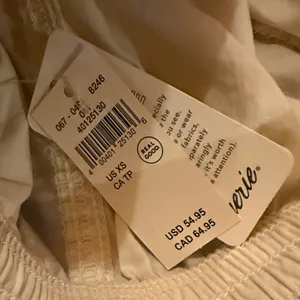 Aerie Cream High Waisted Go-For-It Baggy Cargo Wide Leg Pants Size XS thumbnail 9