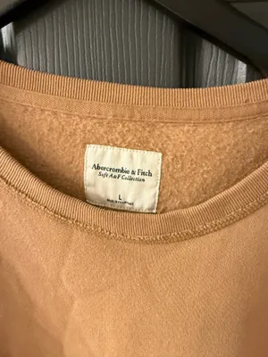 Abercrombie Nude Soft A&F Collection sweat shirt L thumbnail 3