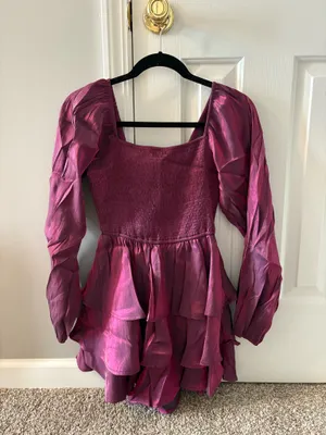 Metallic Entro Homecoming Dress thumbnail 2