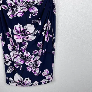 Ralph Lauren Women's Faux Wrap Dress Floral Sz 2P thumbnail 4