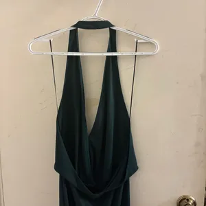 Reformation Backless Halter Gown Dress  thumbnail 7