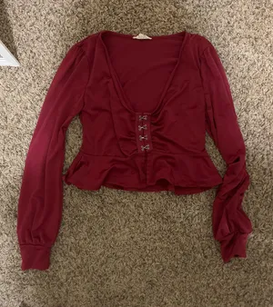 LA Hearts Long Sleeve Crop Top thumbnail 2