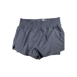 Nike Dri-FIT Women’s Running Shorts Size Large Gray Blue Athletic Workout NWT thumbnail 2