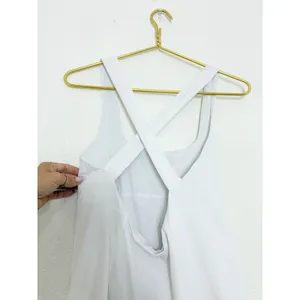 Outdoor Voices Cross Back Dress Size Small Built Shorts Off White Tennis Workout thumbnail 13