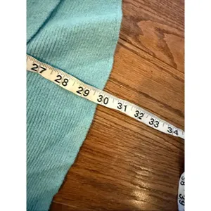 Amazon mint green ribbed cowl neck oversized tunic sweater small thumbnail 7