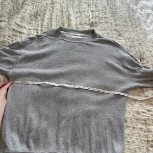 aerie Navy blue and white Waffle Crewneck Sweater thumbnail 5