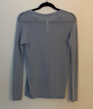 lululemon long sleeve blue shirt thumbnail 3
