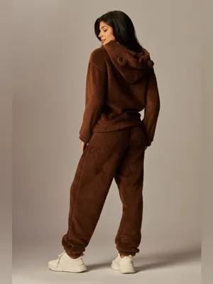 Cozy Plush Hooded Lounge Set thumbnail 6