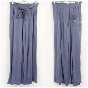 Free People Movement Womens Wide Leg Modal Lounge Boho Slouchy Pants Blue Size M thumbnail 2