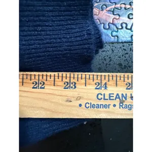 Bloomingdale's Women‎ Navy Blue 100% Cashmere Short Sleeve Crewneck Sweater XL thumbnail 6