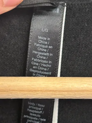 New Skims Featherweight Cashmere Cardigan Onyx Large New with tags thumbnail 9