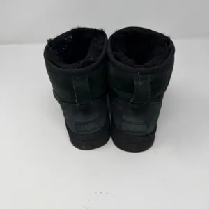 UGG Classic Mini II Suede Shearling Ankle Boot Black Women Size 7 thumbnail 3