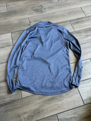 Dallas Cowboys Women’s Long Sleeve Quarter-Zip Pullover - Navy Heather thumbnail 4