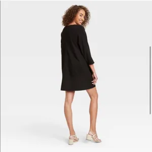 The Nines‎ by Hatch Black Fit & Flare Maternity Dress Size XS thumbnail 2