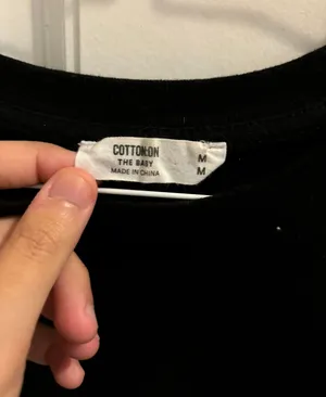 Cotton On Black Crop Top thumbnail 4