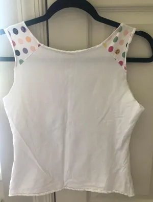 Vintage Betty Tank Top White Size XS thumbnail 2