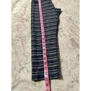 Lululemon Women's Wunder Under Crop III Space‎ Dye Twist Sapphire Blue Size 6 thumbnail 9