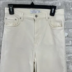& Other Stories Straight Leg Jeans in Off-White thumbnail 2