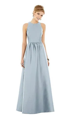 D707 Bridesmaid Dress Platinum thumbnail 1
