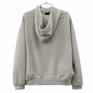 Fear‎ of God Essentials Hoodie S Taupe Gray Oversized Pullover FOG thumbnail 4