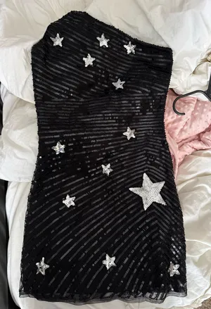 Black Hoco Dress Size M thumbnail 1