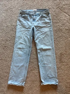 A&F Low Rise Baggy Denim Jeans thumbnail 3