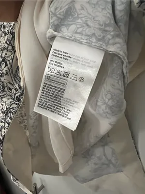 Cream Satin Toile Floral Print V Neck Strappy Blouse Tank Top NWT size medium thumbnail 4