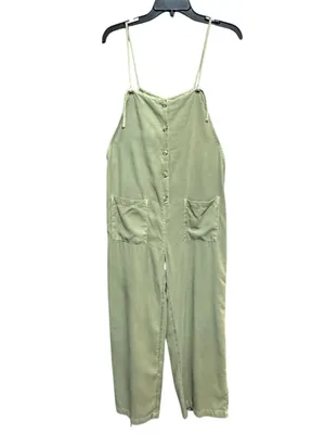 BILLABONG Beach Cruiser Jumpsuit M Avocado $80 Retail EUC thumbnail 2
