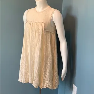 Free People Tu-Es-La Lace Sleeveless Mini Dress XS thumbnail 5