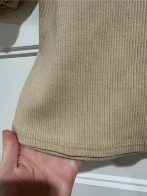 J. Crew Ribbed Puff Sleeve Henley Top thumbnail 5
