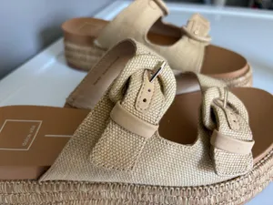 DV by Dolce Vita platform sandals tan cork size 9.5 thumbnail 6