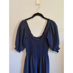 Hill House Home The Louisa Nap Dress Navy Size Small Midi Dress thumbnail 2