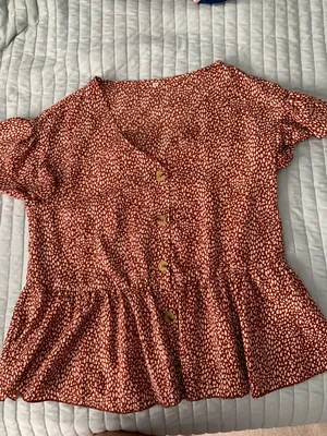 SheIn polka dot ruffle thumbnail 2