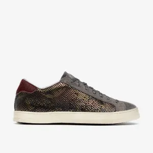 P448‎ John Turan Lace Up Sneakers Snake colorway Women’s size 37 Low Top thumbnail 2