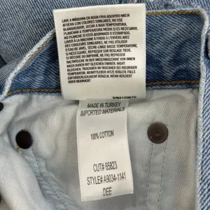 AGOLDE Dee Vintage High Rise Shorts Medium Wash Distressed Size 27 100% Cotton thumbnail 7