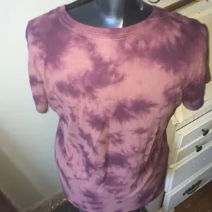 Victoria’s Secret Pink size L acid wash scoop neck t-shirt thumbnail 2