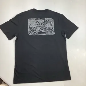 Quiksilver Black Graphic Short Sleeve T-Shirt Tee Men’s Medium NEW! Retail $40 thumbnail 2